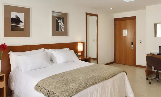 Relax in your deluxe suite at Mar Ipanema