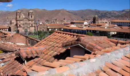 The rooftops of Cusco