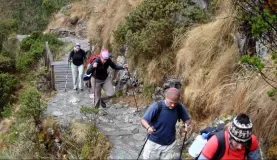 Trekking on the Inca Trail - day 2