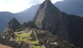 We welcomed the commanding greeting from Machu Picchu