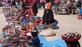 Chinchero market in the Sacred Valley