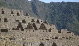 Impressive Inca ruins of Machu Picchu