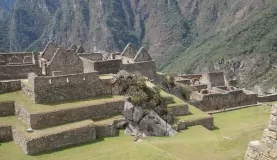 Legendary Inca ruins at Machu Picchu