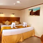 Relax in your spacious suite on the Galaxy