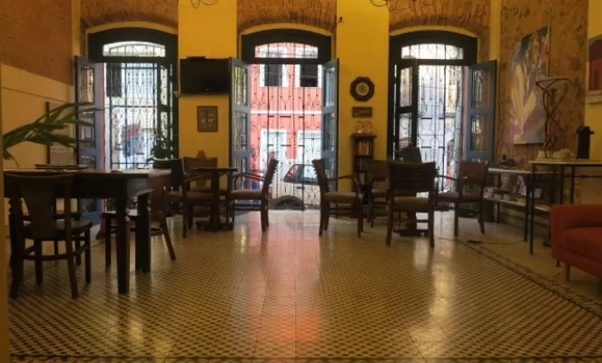 Enjoy your coffee in Pousada do Pilar's cafe