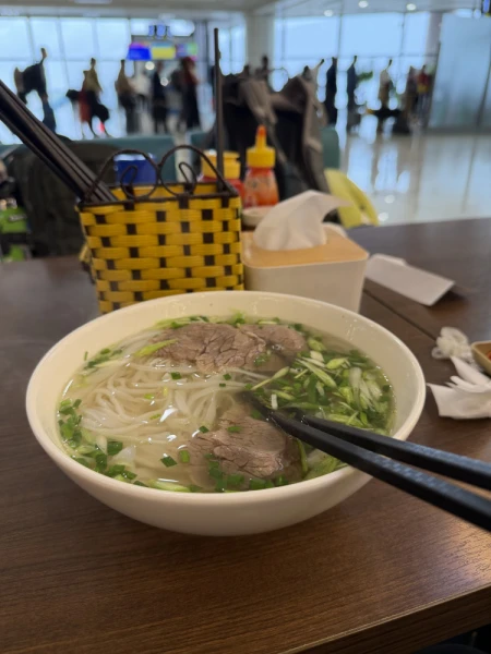 A bowl of Vietnamese Pho