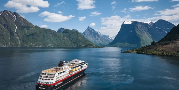 MS Trollfjord in the Norwegian Fjords