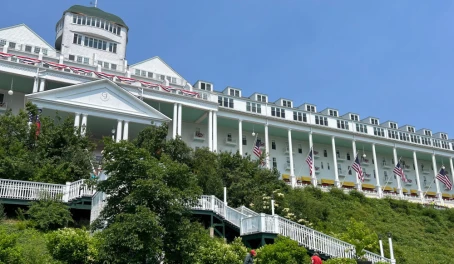 Victorian-era Grand Hotel, Mackinac Island