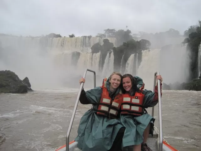 Braving the Falls!