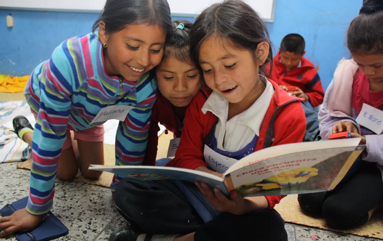 These engaging story books are just one of the many ways CORP fosters reading and learning among primary school students in Guatemala.