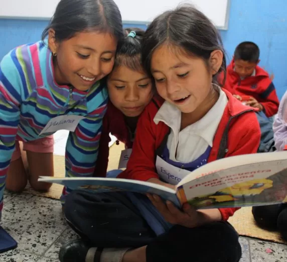 These engaging story books are just one of the many ways CORP fosters reading and learning among primary school students in Guatemala.