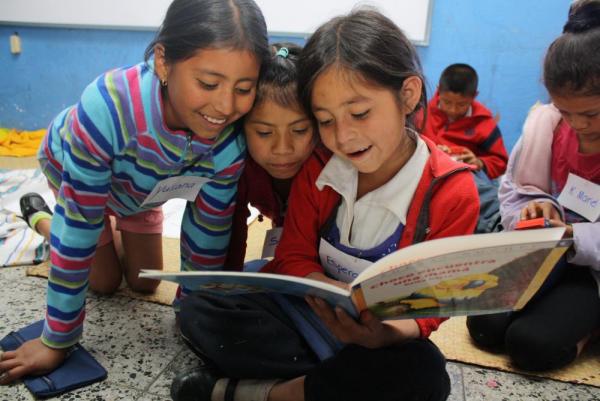 These engaging story books are just one of the many ways CORP fosters reading and learning among primary school students in Guatemala.