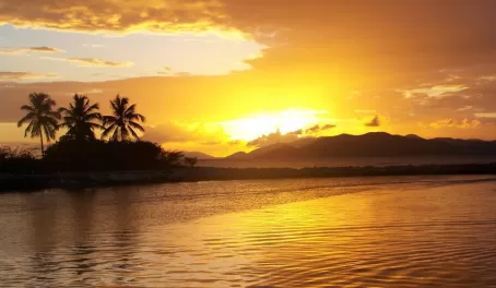 View gorgeous sunsets over the Virgin Islands