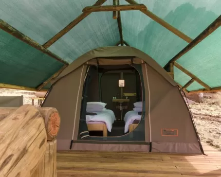 Camp in comfort with Kulala Adventurer Camp