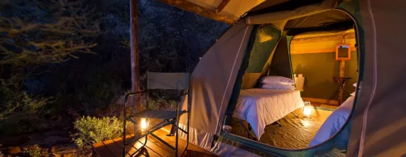 Camp in comfort with Damaraland Adventurer Camp