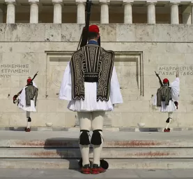 Witness the Changing of the Guard in Athens