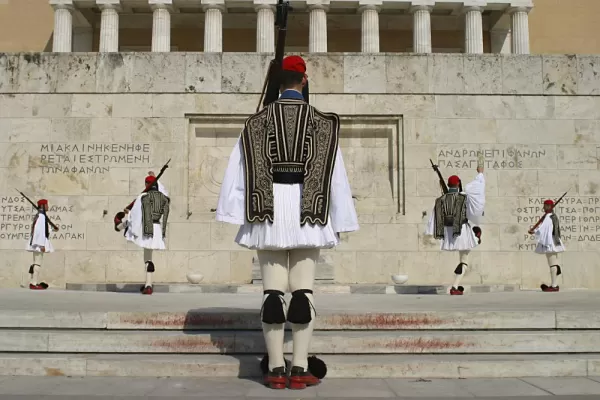 Witness the Changing of the Guard in Athens