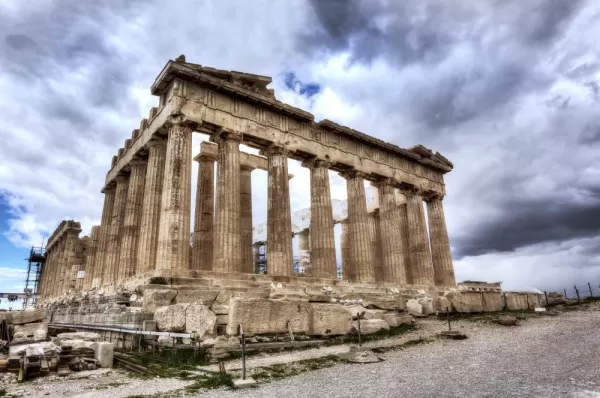 The ruins of Athens