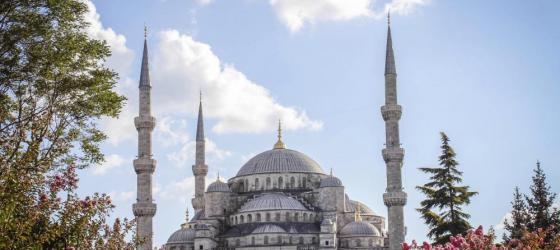 View of a mosque in Eastern Europe