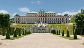 Explore Vienna's beautiful gardens while touring through Europe