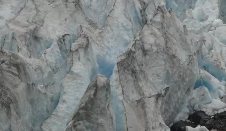 Blue ice glaciers