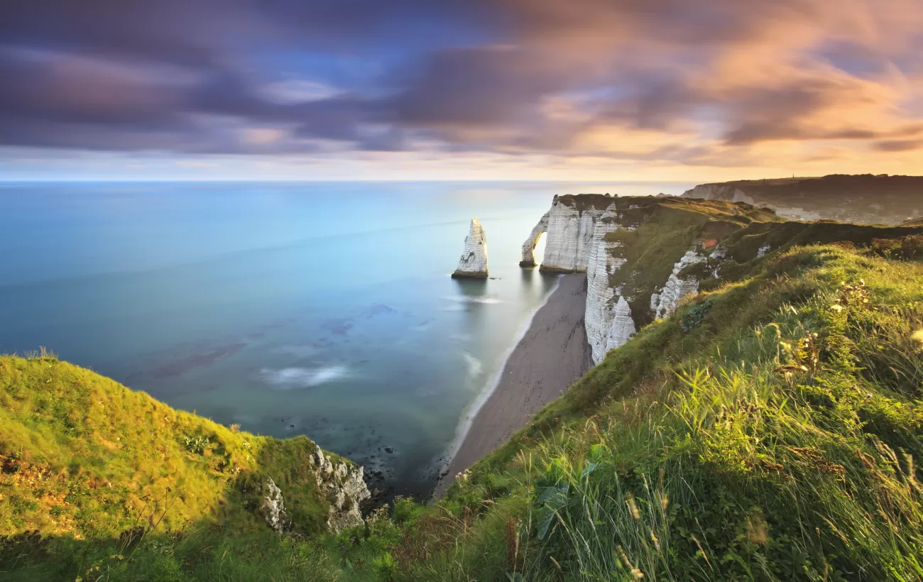 Sunrise on the cliffs