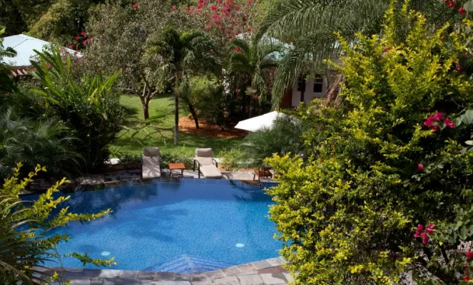 A view of the Ka'ana Resort pool