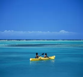 Kayak the tranquil tropical waters of Belize