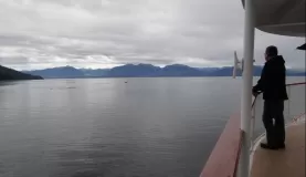 Enjoying the Alaskan view