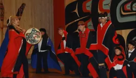Tlingit native dances and singing