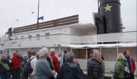 Disembarking the SS Legacy in to Petersburg