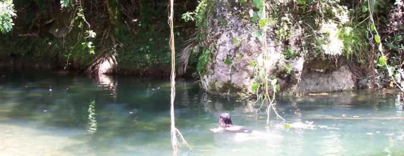 Swim in the Roaring River at Pook's Hill Lodge
