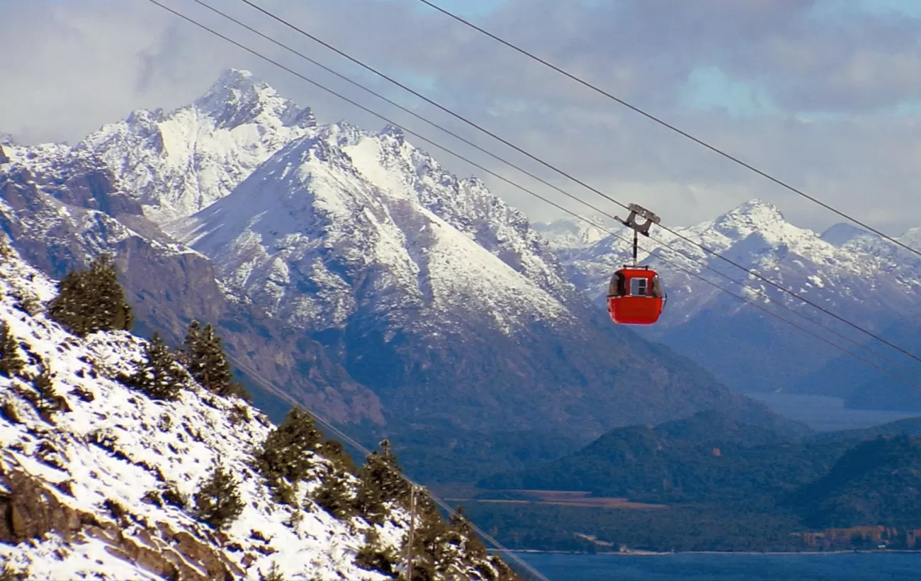 Ride the gondola for a spectacular view of the area around Bariloche