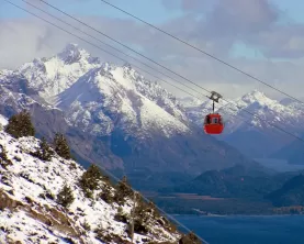 Ride the gondola for a spectacular view of the area around Bariloche