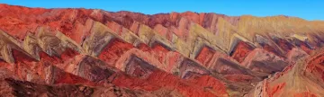 Striking landscapes near Jujuy in the Salta Province of Argentina