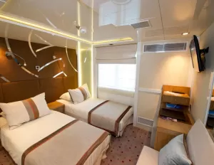 Category B cabin aboard the Variety Voyager.