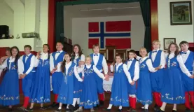 Norwegian students at Petersburg