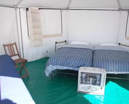 Your comfortable and warm yurt at Premium Safari Camp