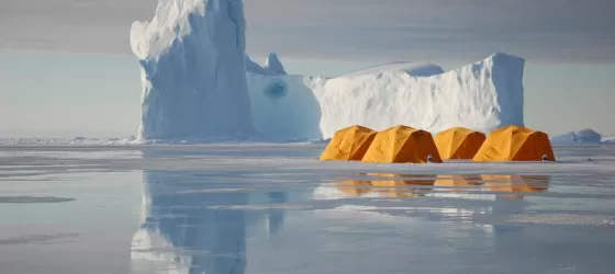 Sleep on the Arctic ice at Arctic Kingdom's Tented Safari Camp