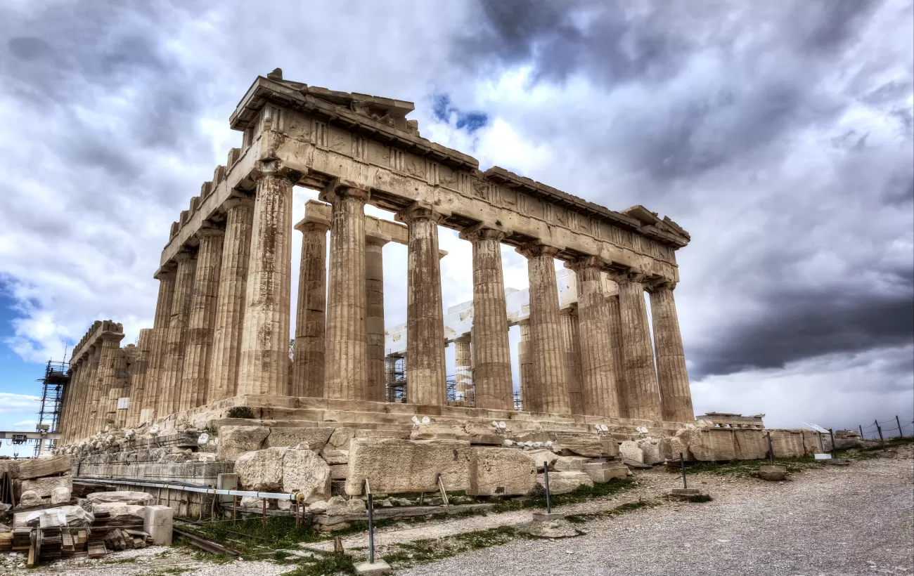 Ancient ruins in Athens