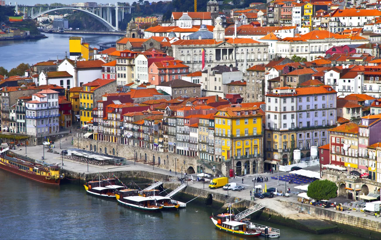 Portuguese city on the river
