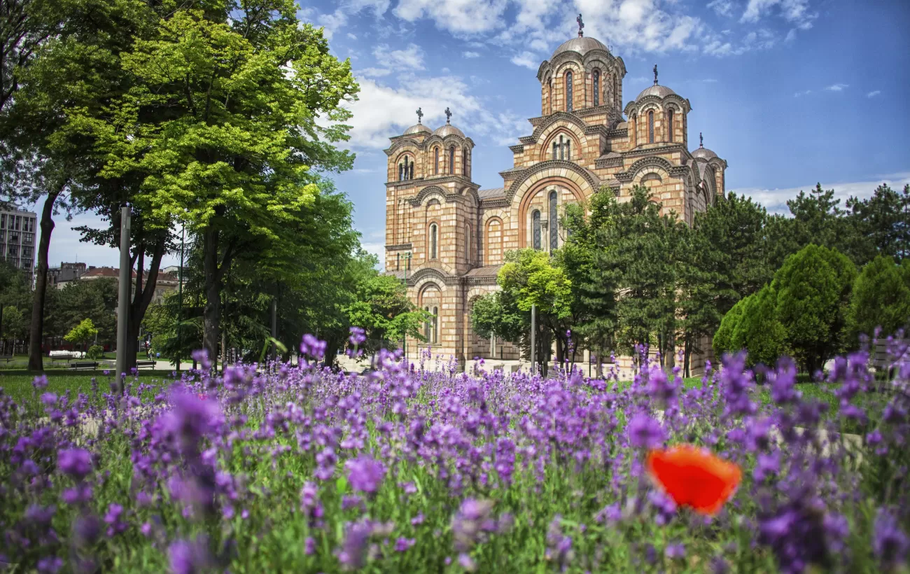 St. Mark's Church in the summer