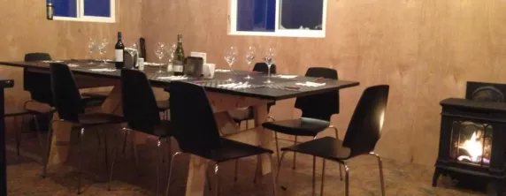 The dining cabin at Arctic Kingdom's Polar Bear Cabins