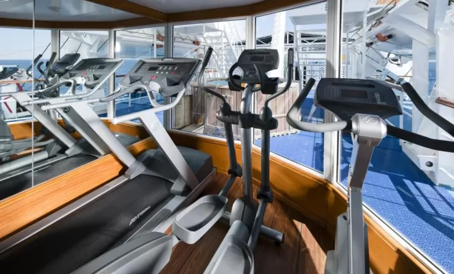 Isabela II's fitness center.