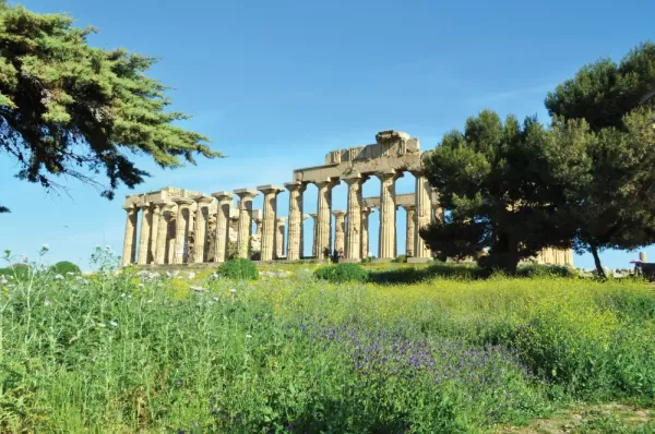 The Temple of Hera at Selinunte.