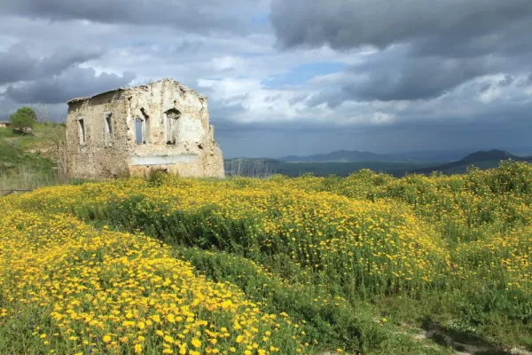 An abandoned house in Morgantina, Sicily.