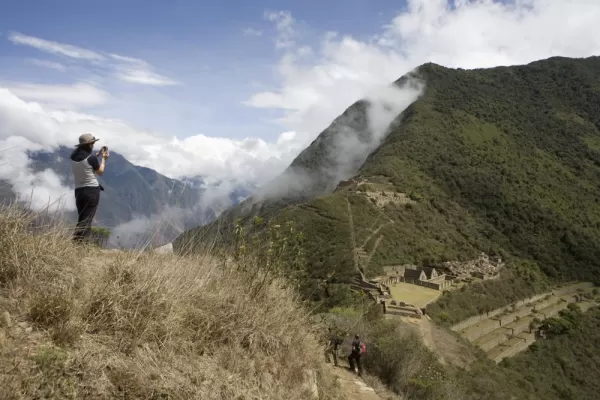 Take in the views of Choquequirao as you hike Peru