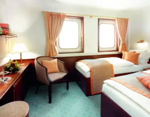 Relax in the Sea Cloud's comfortable cabins.