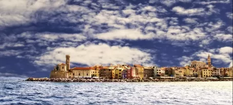 A coastal town on the Adriatic Sea