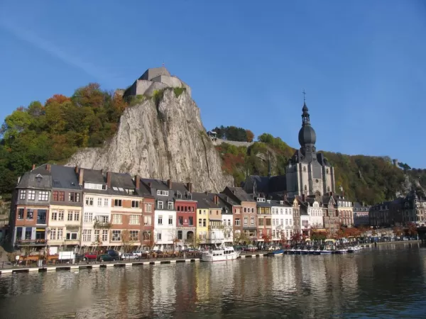 Pass small villages as you sail through Belgium